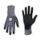 Ge Coated Gloves, Foam Nitrile, Gray, L 1 PR GG217LC - alternate 1